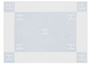 Hermes Avalon Bath Towel Bleu Glacier