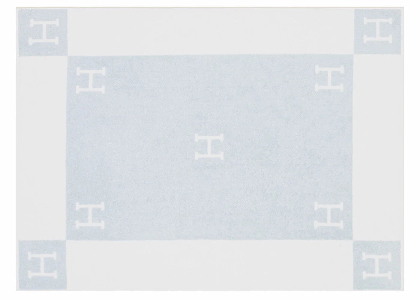 Hermes Avalon Bath Towel Bleu Glacier