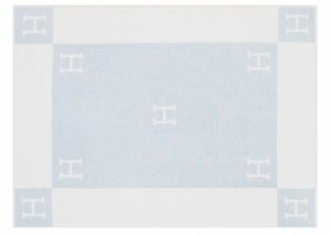 Hermes Avalon Bath Towel Bleu Glacier