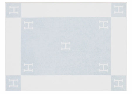Hermes Avalon Bath Towel Bleu Glacier