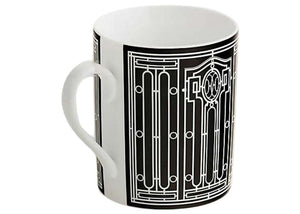 Hermes Mug H Deco No.2 Black/White