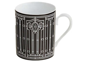 Hermes Mug H Deco No.2 Black/White