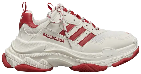 Balenciaga x Adidas Triple S Sneaker 'White Red'