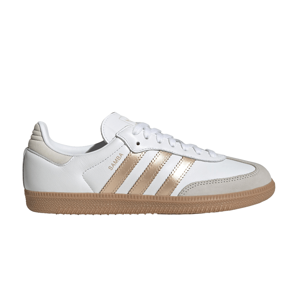 Adidas Wmns Samba OG 'White Wonder Gold Grey'