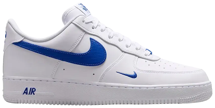 Nike Air Force 1 Low '07 'Carbon Fiber Swoosh - White Game Royal'