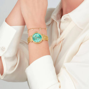 Varenna Yellow Gold Turquoise