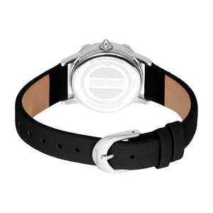 Fiorenza Snake Leather Black Silver Blue
