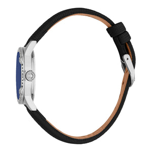Fiorenza Snake Leather Black Silver Blue