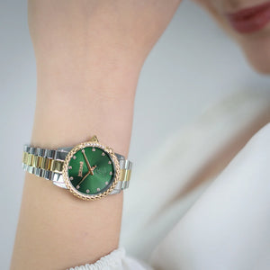 Fiorenza Snake Two Tones YG Green