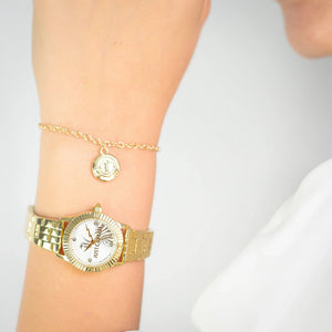 Mini Raffinata Yellow Gold Silver