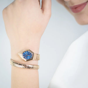 Gemma Rose Gold Blue