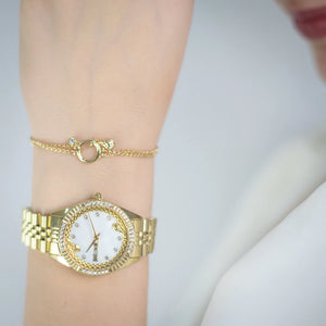 Vittoria Glam Yellow Gold MOP