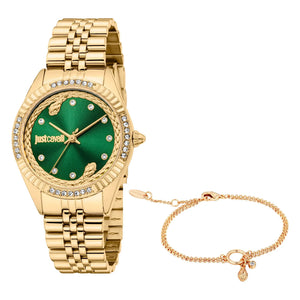 Vittoria Glam Yellow Gold Green