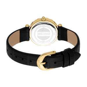 Stella Snake Leather Black YG Silver