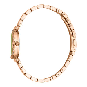Stella Snake Rose Gold Green