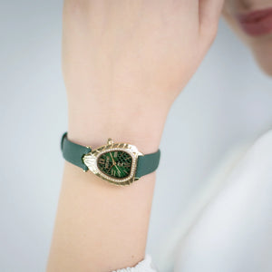 Perla Leather Green YG