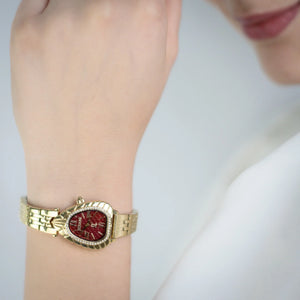 Perla Yellow Gold Red