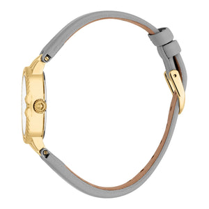 Primavera Snake Leather Light Grey Silver