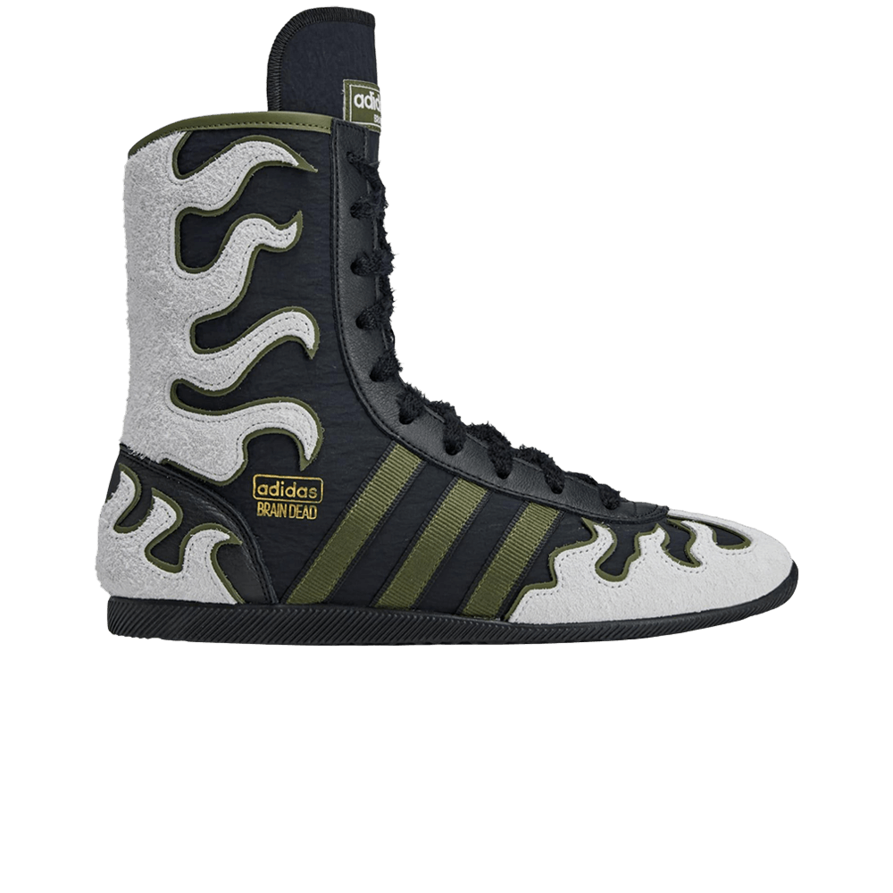 Brain Dead x adidas Japan High Black Olive