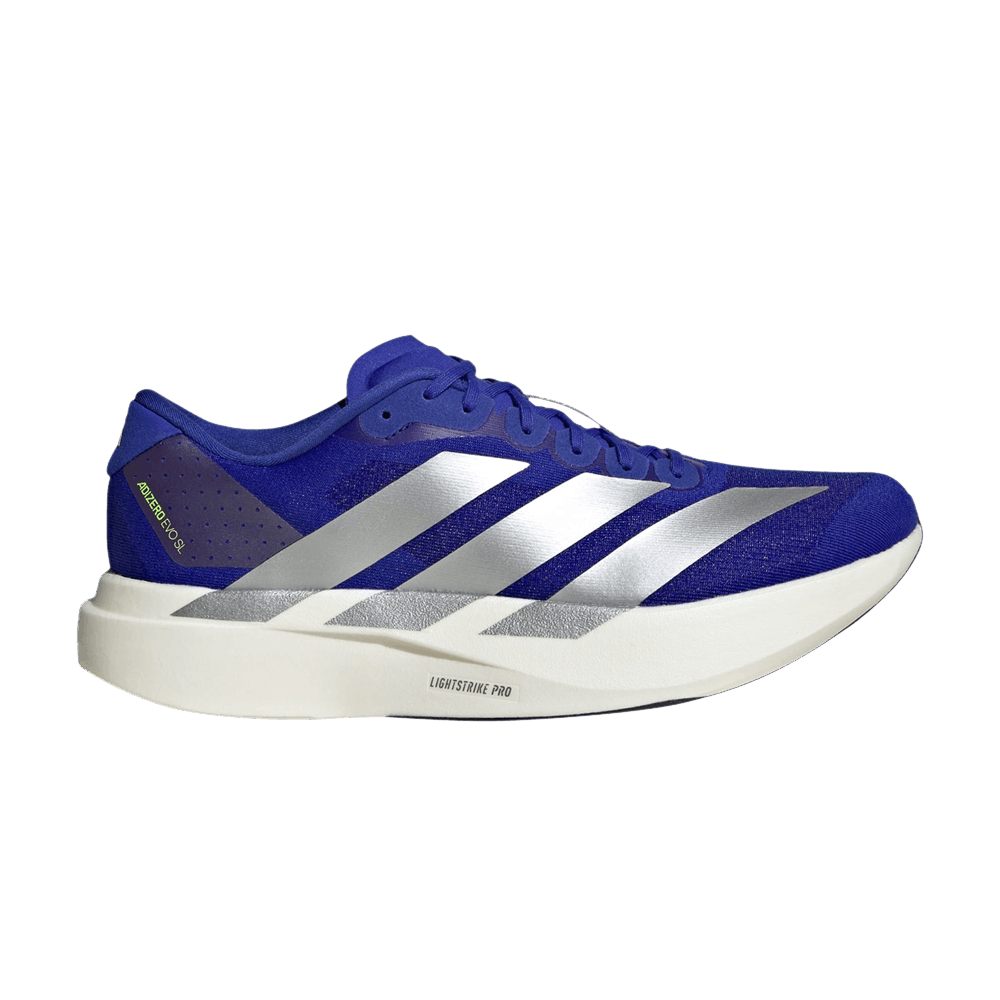 Adidas Adizero Evo SL Lucid Blue Silver Metallic
