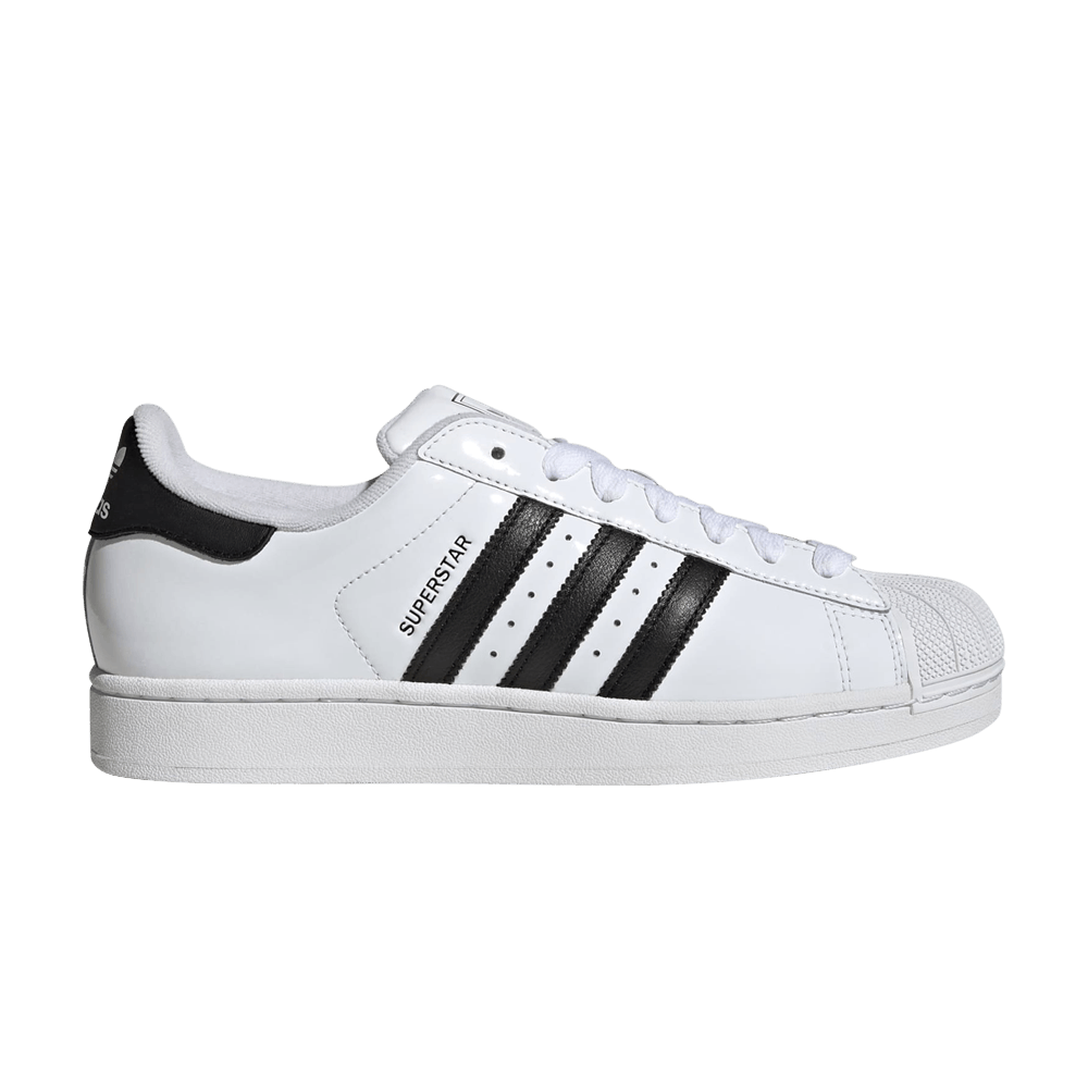Adidas Superstar 2 White Black Patent