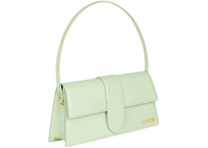 Jacquemus Le Bambino Long Flap Shoulder Bag Light Green