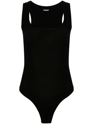 Jacquemus Le Body Gros Grain Bodysuit Black