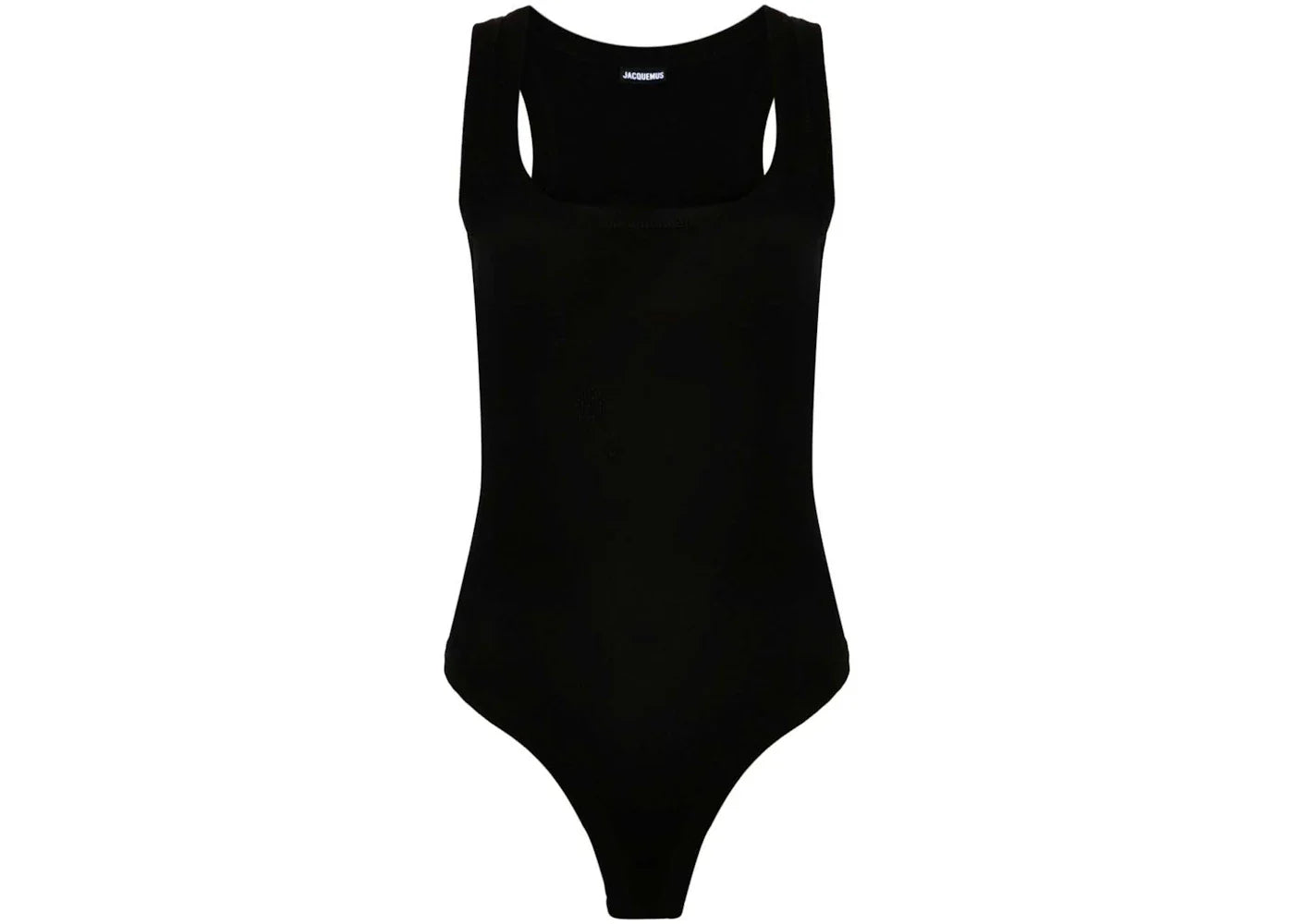 Jacquemus Le Body Gros Grain Bodysuit Black