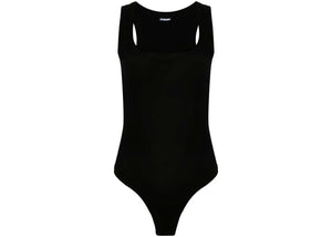 Jacquemus Le Body Gros Grain Bodysuit Black