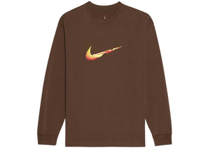 Jacquemus x Nike Le T-Shirt Manches Longues Orange Brown