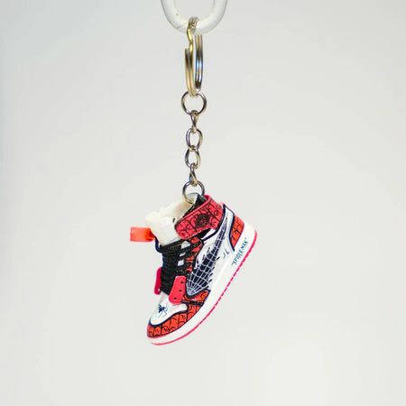 3D Sneaker Keychain AJ1 Spiderman Anime Inspired