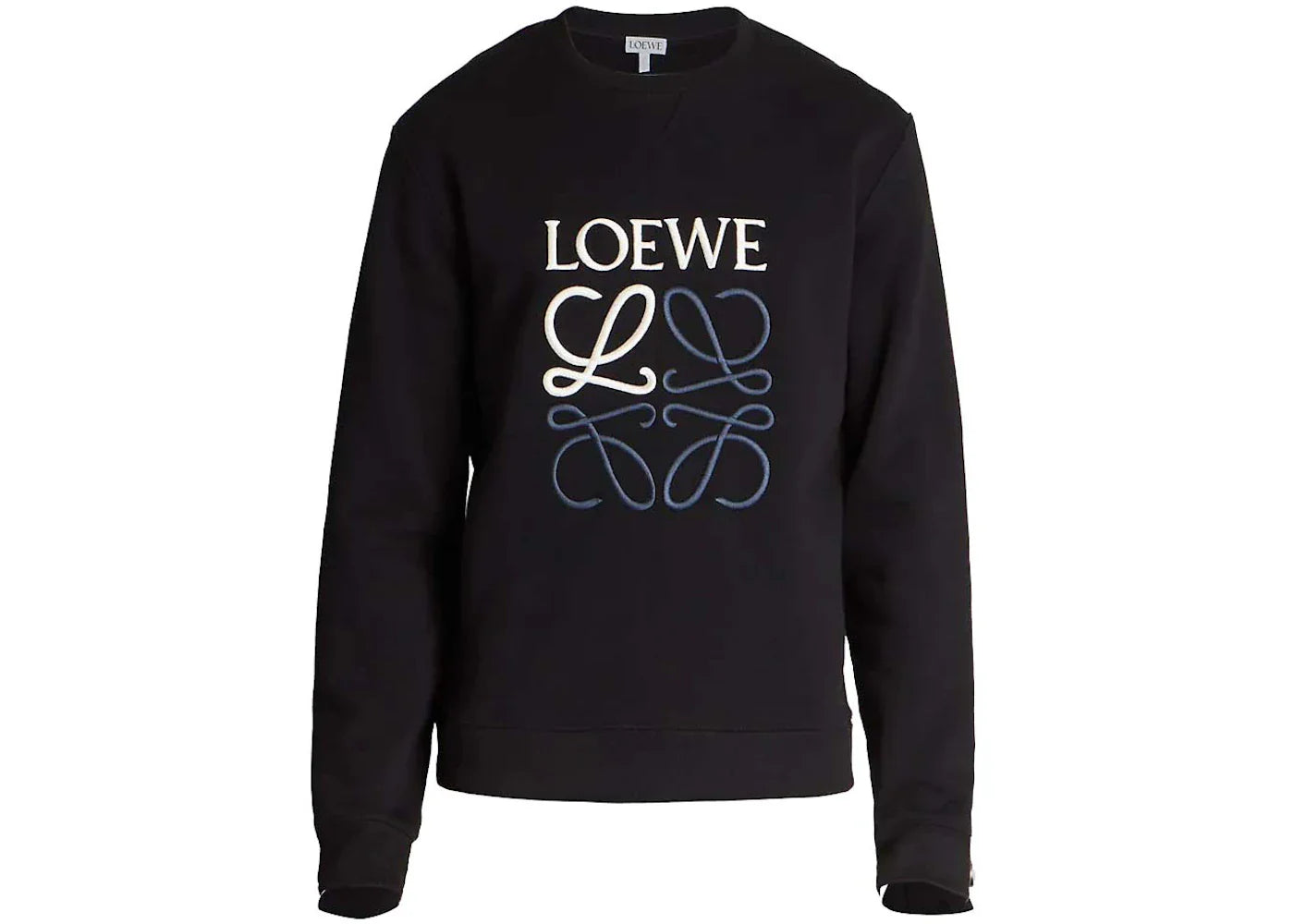 LOEWE Anagram Cotton Sweatshirt Black