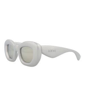 LOEWE Cat Eye Sunglasses Grey Grey Silver (LW40117I-47-20C)