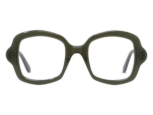 LOEWE Square Eyeglasses Olive Green (LW50066I 096)