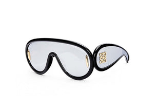 LOEWE Wave Mask Sunglasses (INTL. FIT) Black