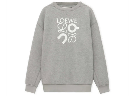 LOEWE x ON Technical Jersey Sweatshirt Grey Melange