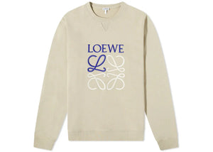 LOEWE Anagram Sweatshirt Stone Grey/Navy/White