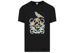 LOEWE Herbarium Anagram T-Shirt Black/Multicolor