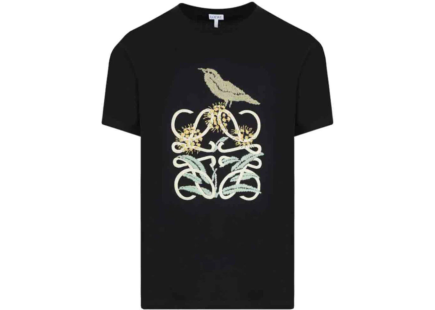 LOEWE Herbarium Anagram T-Shirt Black/Multicolor