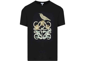 LOEWE Herbarium Anagram T-Shirt Black/Multicolor