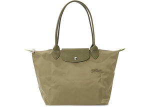 Longchamp Le Pliage Green M Shoulder Bag Khaki