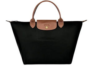 Longchamp Le Pliage Top Handle Bag M Black