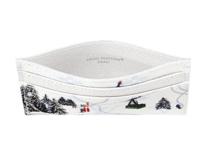 Louis Vuitton Ski Double Card Case White