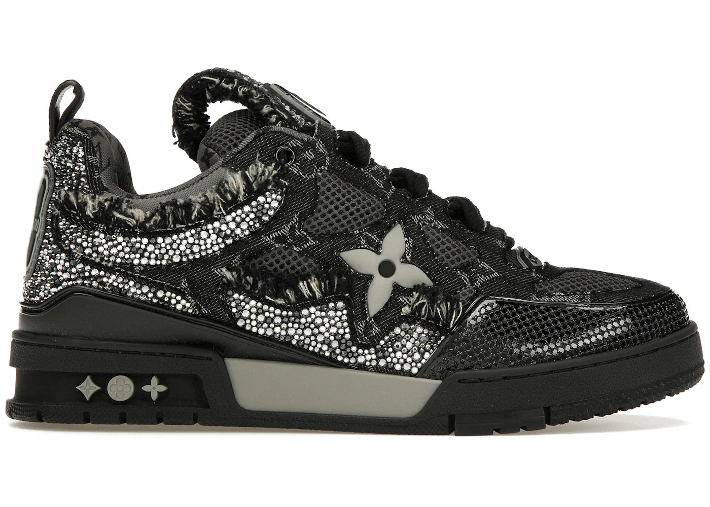 Louis Vuitton Skate Trainer Black Swarovski Monogran