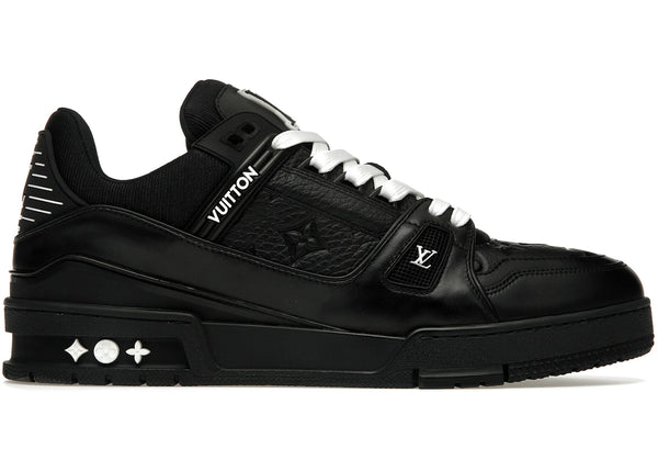 Louis Vuitton Trainer Sneaker Embossed Monogram - Black