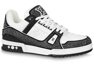 Louis Vuitton Trainer Black White Swarovski