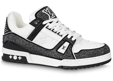 Louis Vuitton Trainer Black White Swarovski