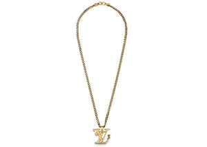 Louis Vuitton x Nigo Squared Necklace Gold