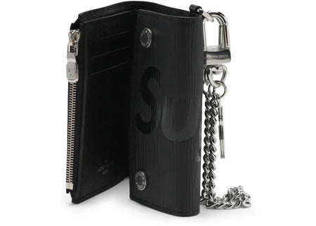 Louis Vuitton x Supreme Chain Wallet Epi Black