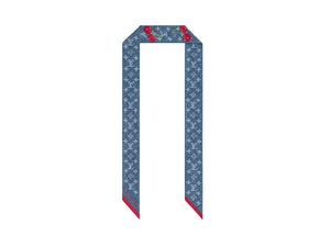 Louis Vuitton x Takashi Murakami Denim Cherry Bandeau Blue Denim